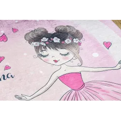 BAMBINO 2161 Ballerina Kitten Kids Rug