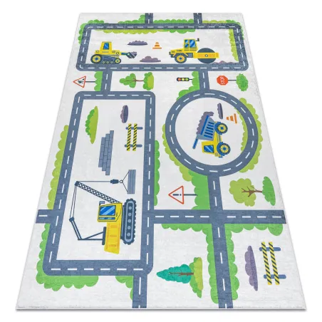 BAMBINO 2338 Excavator Washable Rug
