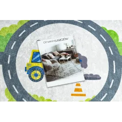 BAMBINO 2338 Excavator Washable Rug