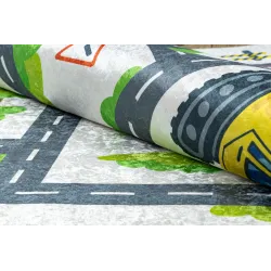 BAMBINO 2338 Excavator Washable Rug