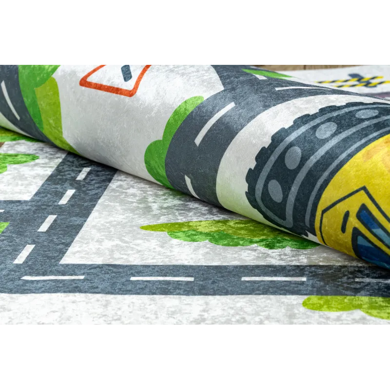 BAMBINO 2338 Excavator Washable Rug