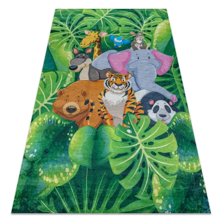 BAMBINO 2651 Jungle Animals Washable Rug