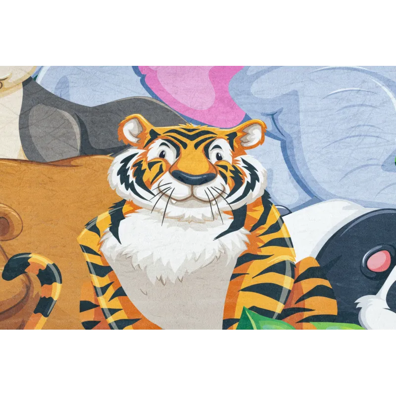 BAMBINO 2651 Jungle Animals Washable Rug