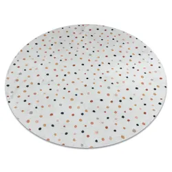 BAMBINO 47890 Dots Round Washable Rug