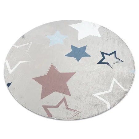 BAMBINO 48130 Stars Round Washable Rug