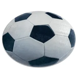 BAMBINO 38540 Round Washable Football Rug
