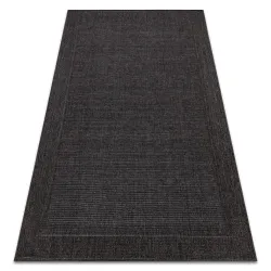 Rug TIMO 5000 SISAL CORD outdoor black - 2ND GRADE