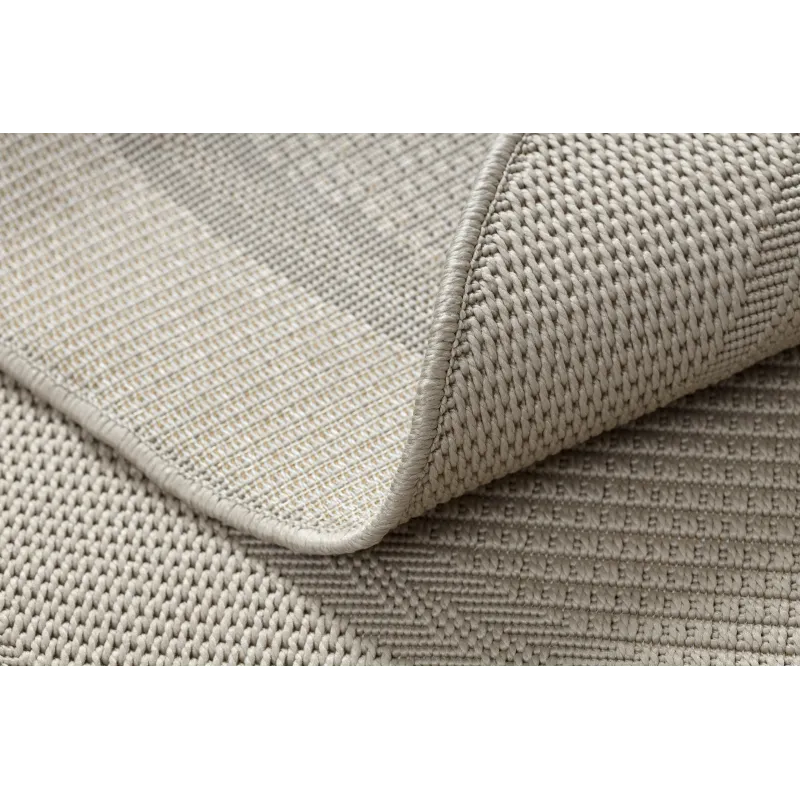 TIMO 5979 Round Outdoor Sisal Rug White