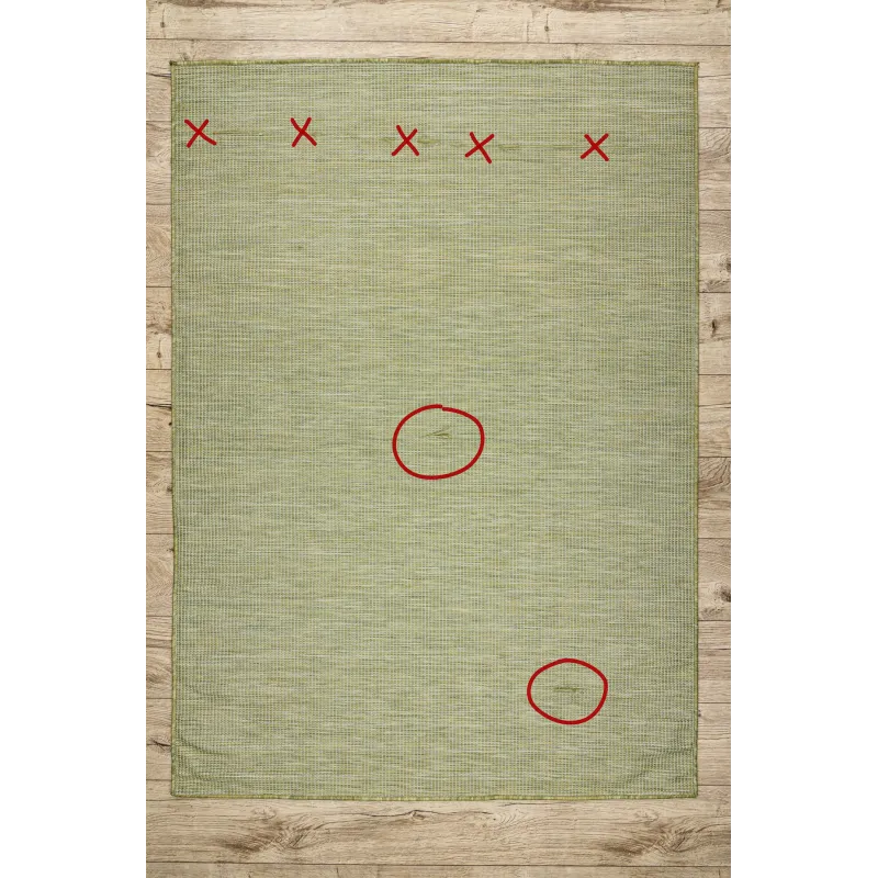 PATIO Sisal Flat Woven Green Rug