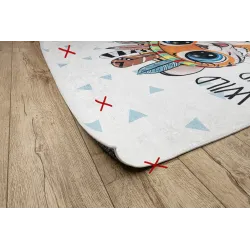 BAMBINO Washable Children's Rug White