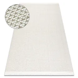 Nano FH92A White Loop Rug, flat woven design for modern home decor