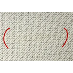 Modern Nano FH92A White Rug, perfect for bedrooms and living areas