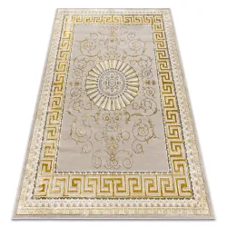Bliss Greek Pattern Beige Gold Rug