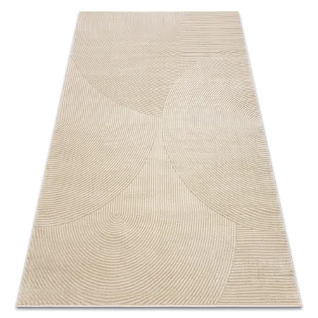 BALANCE geometric taupe rug, modern design for contemporary spaces