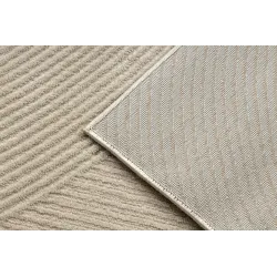 BALANCE taupe rug, modern geometric texture for stylish interiors