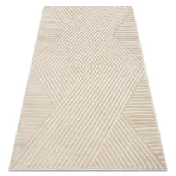 BALANCE 1503 taupe rug, geometric design, modern carpet for home decor
