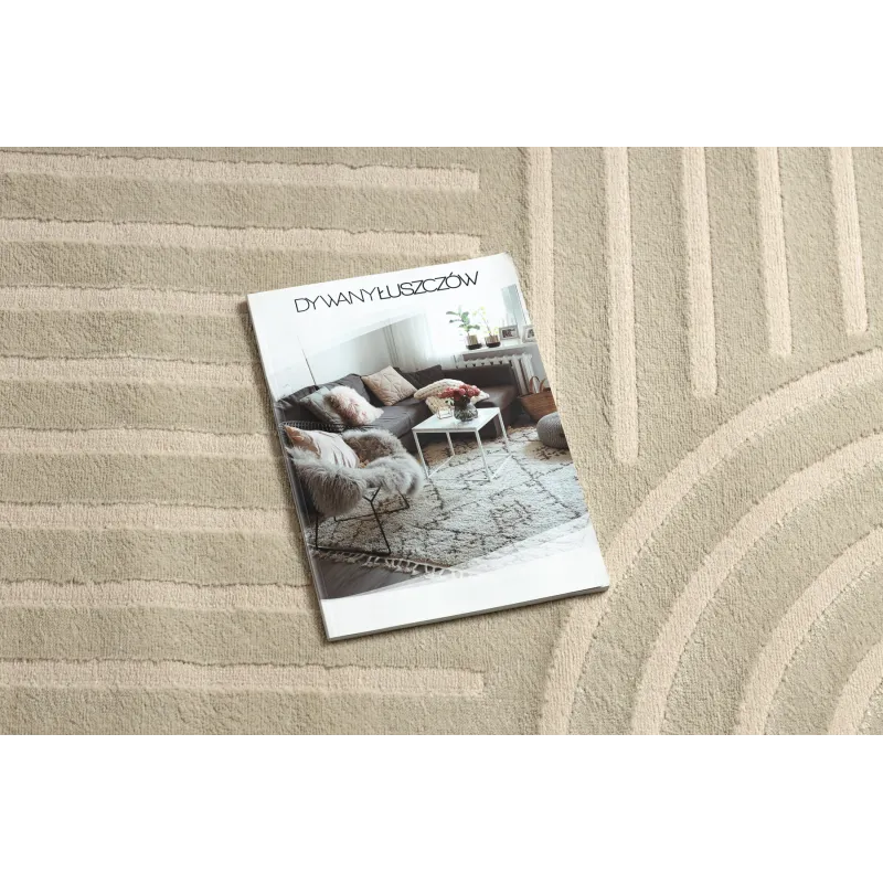 Stylish taupe BALANCE 1918 rug, perfect for modern interiors