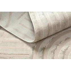 BALANCE 1918 rug, perfect for living rooms or bedrooms in taupe color