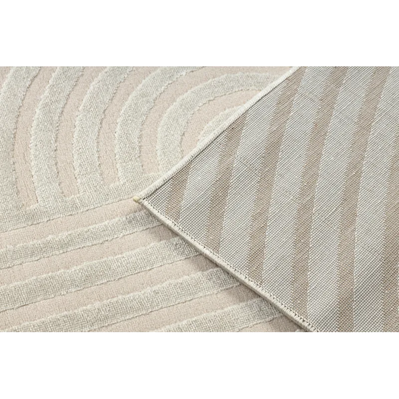 BALANCE 1921 taupe rug with geometric texture, perfect for modern interiors