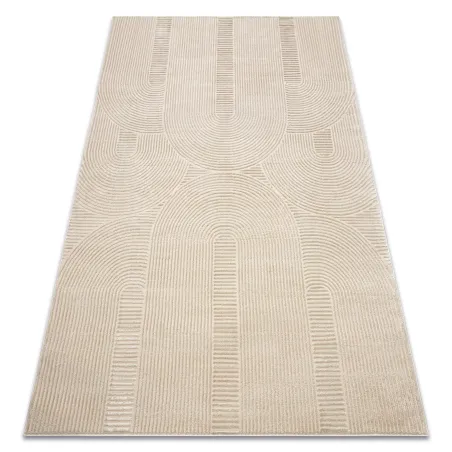 BALANCE 9086 taupe geometric rug, modern and stylish design