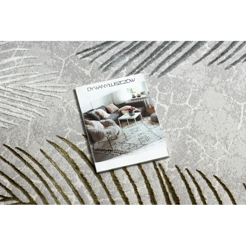 Modern ALLURE 8752 rug with a chic palm leaf design