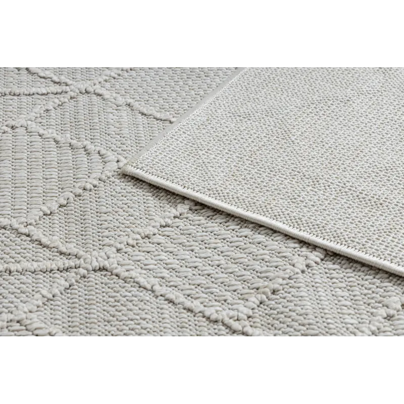 JERSEY 19231 Cream Geometric BOHO Rug