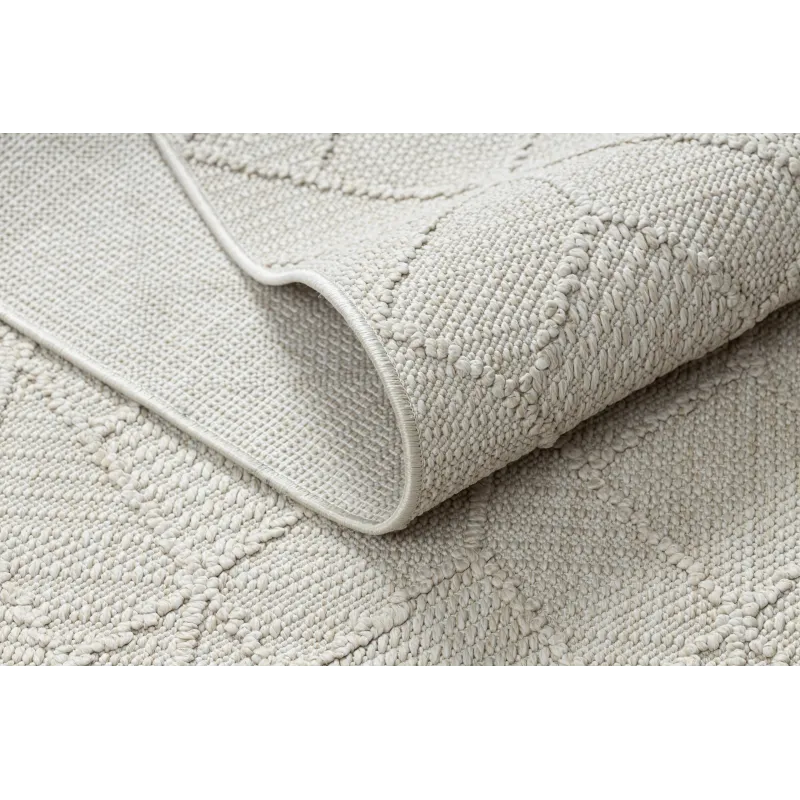 JERSEY 19231 Cream Geometric BOHO Rug