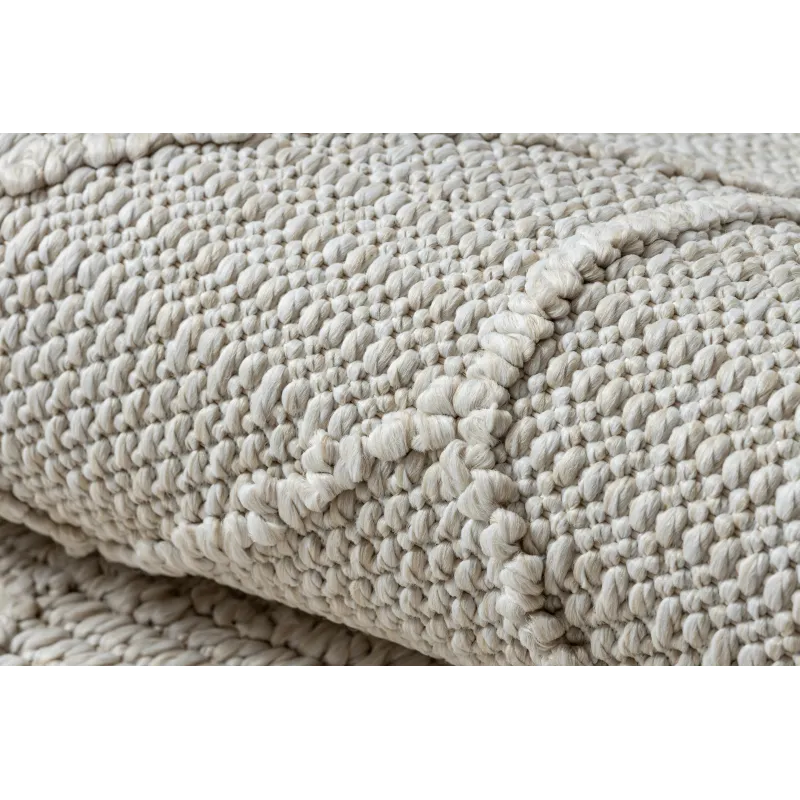 JERSEY 19231 Cream Geometric BOHO Rug