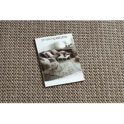 CASABLANCA LOOP round rug in brown, stylish and modern