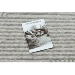 Modern ORGANIC 2131 rug in cream and grey shades, stylish addition to any room