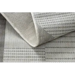 Dywan ORGANIC 2769 sizal Geometryczny ecru / szary - naturalny, nowoczesny nieregularny kształt