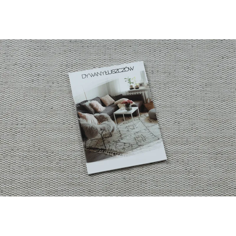 Stylish ORGANIC 2125 rug in cream and black - perfect for contemporary interiors