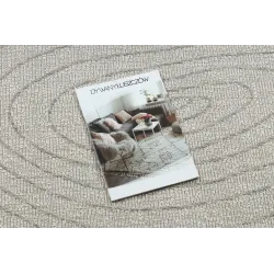 Stylish ORGANIC 2743 Sisal Rug in cream and grey, perfect for contemporary spaces