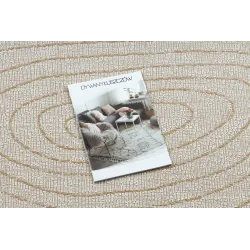 ORGANIC 2743 natural cream rug, modern design, suitable for stylish interiors