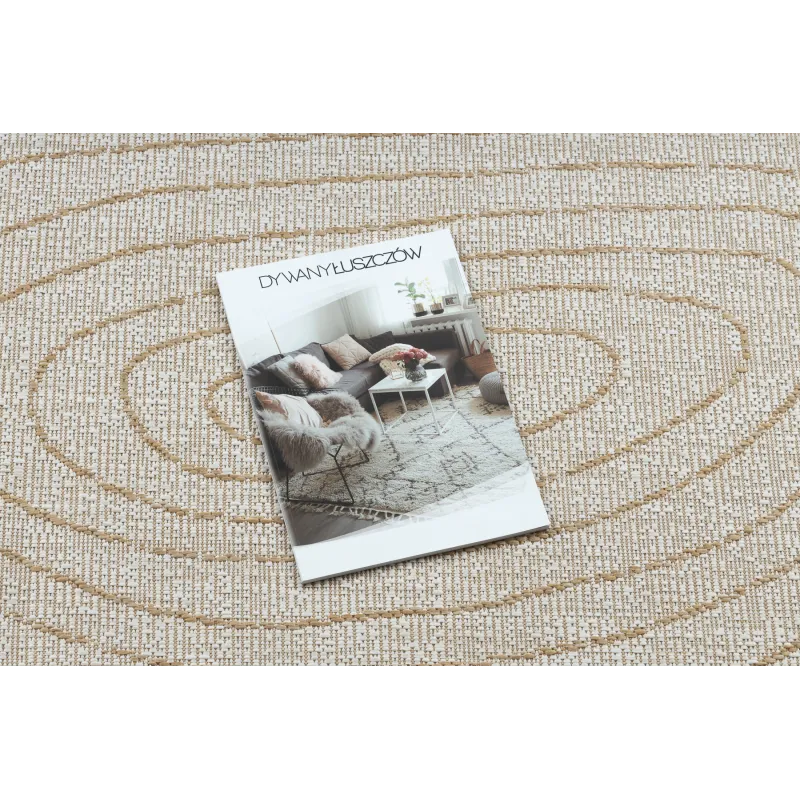 ORGANIC 2743 natural cream rug, modern design, suitable for stylish interiors