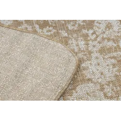 Soft textured ORGANIC 2762 Sisal Ornament rug, perfect for living or bedroom