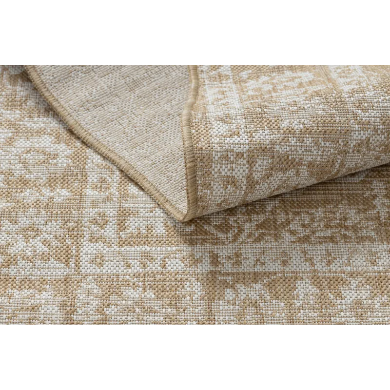 Ideal for garden or terrace, ORGANIC 2762 Sisal Ornament rug, weather-resistant