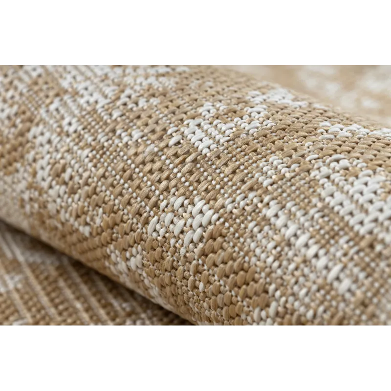 Perfect choice for kids' room, ORGANIC 2762 Sisal Ornament rug, safe and stylish