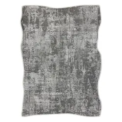ORGANIC 2755 sisal rug in modern ecru and grey color scheme