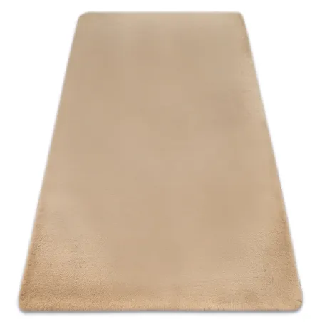 BUNNY Macchiato Beige Rug, soft rabbit fur imitation for modern interiors