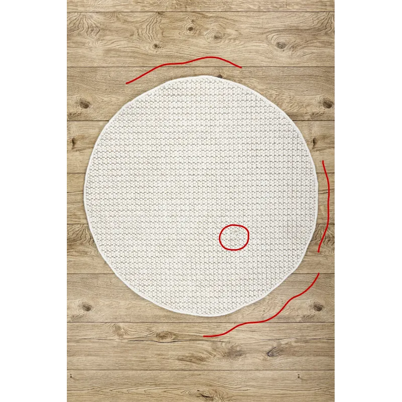 CASABLANCA LOOP rug for living room, round, stylish accessory