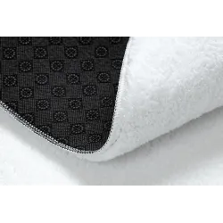 LINDO White Round Rug
