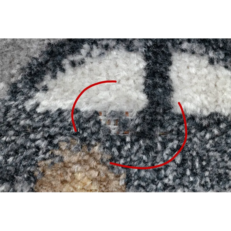 BONO 726 Grey Round Rug