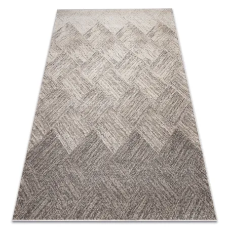 FUSION 9775 beige and brown modern geometric rug