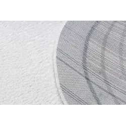 Rug with a modern abstract pattern, made from high-quality materials
