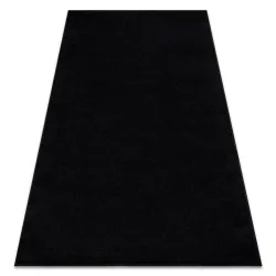 ETON PLUS Black Round Rug, sleek design, modern carpet for living room
