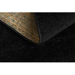 ETON PLUS black rug, perfect for outdoor use, modern design