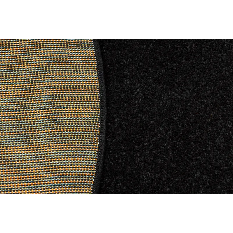 Smooth black ETON PLUS rug, perfect for contemporary interiors