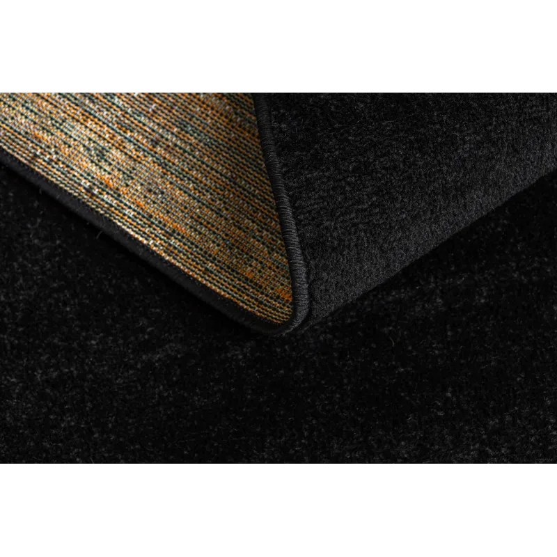 Black ETON PLUS rug, ideal for bedroom or living room use