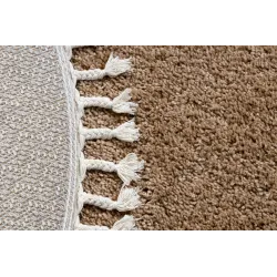 BERBER 9000 Round Beige Moroccan Rug